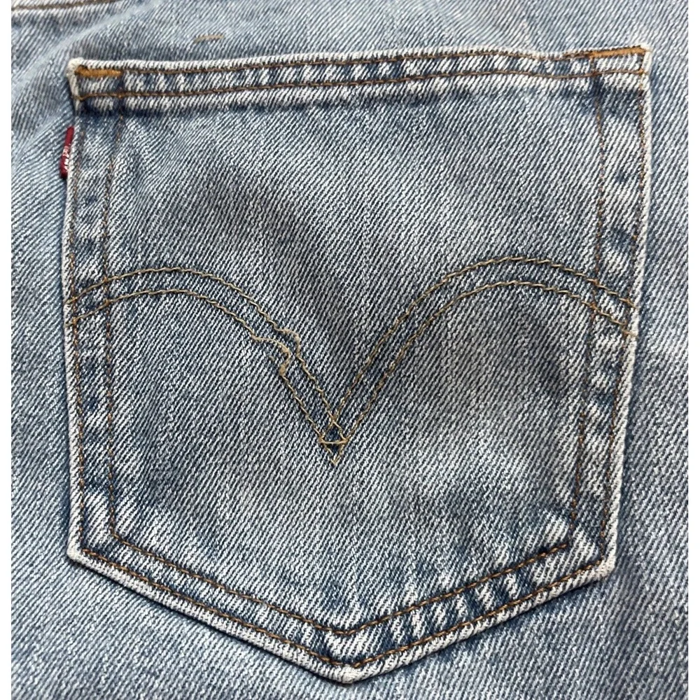 Levi's 505 Denim Jeans Men's 36x29 Regular Fit Straight Leg Med Wash Relaxed 6